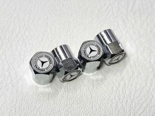 Mercedes 4 Tapones Valvula para Neumaticos Llantas
