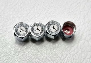 Mercedes 4 Tapones Valvula para Neumaticos Llantas