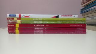 Libros para estudiar alemán.