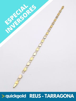 035-05-00557 PULSERA ORO DE 18K ALTERNA