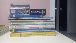 Libros para estudiar francés.