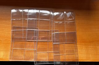 Fundas para monedas transparentes
Para álbumes