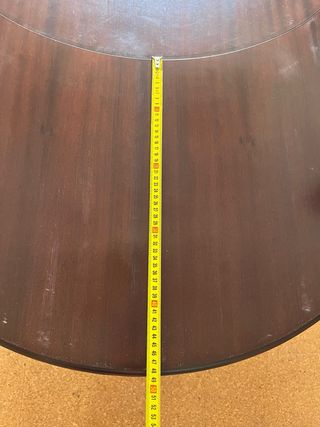 Mesa de comedor ovalada con 6 sillas