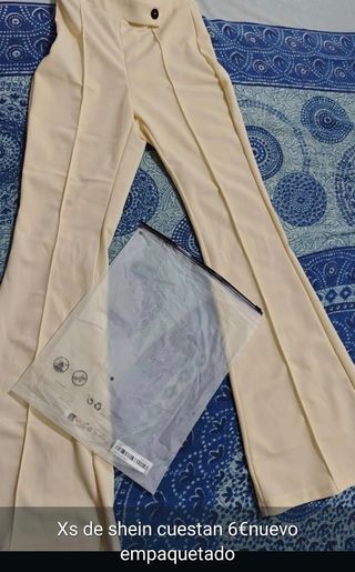 Pantalón SheIn XS Beige