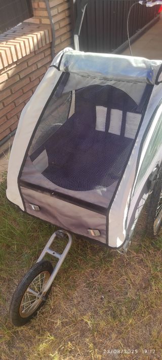 Carrito para bicicleta infantil