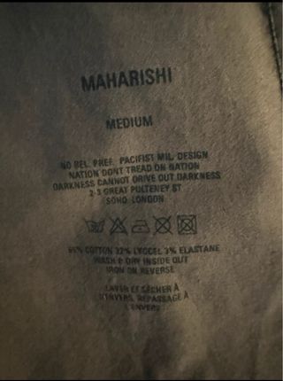 Maharishi Parka Kimono Fishtail Verde Oliva