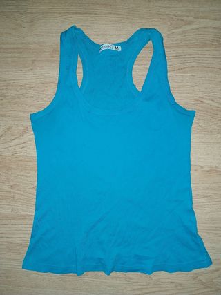 Camiseta tirantes ORANGO azul talla M
