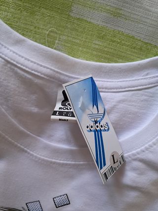 Camiseta Adidas Blanca Talla L