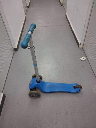 Patinete infantil 3 ruedas azul