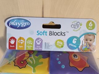 Bloques de baño blandos para bebés +6 meses