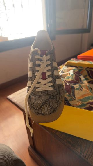 Zapatillas Gucci x Adidas Beige