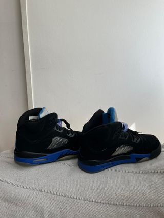 Zapatillas Jordan 5 Negro y Azul