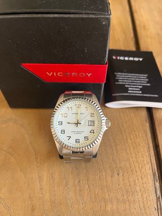 Reloj Viceroy Hombre Plata y Blanco