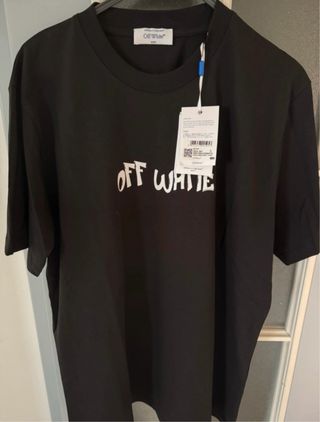 Camiseta Off White Negra Talla L