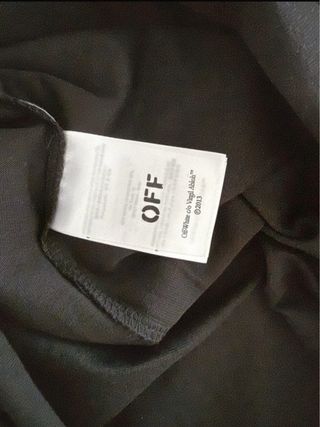 Camiseta Off White Negra Talla L