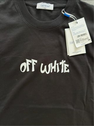 Camiseta Off White Negra Talla L