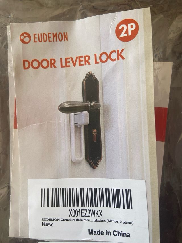 Cerradura de seguridad para manija de puerta