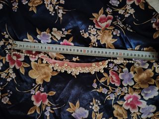 Gargantilla tejida perlas rosa y blanco