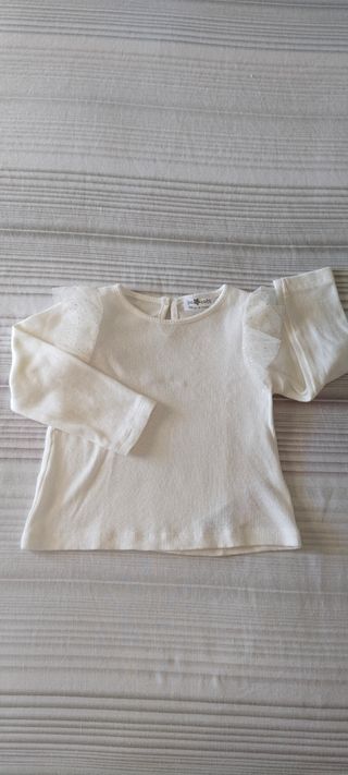 Camiseta volantes 9/12 meses
