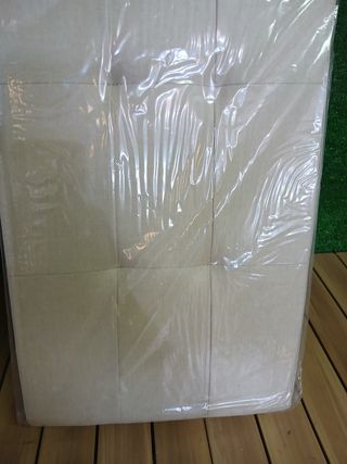 SONGMICS Puff Almacenaje, Baúl Plegable con Patas