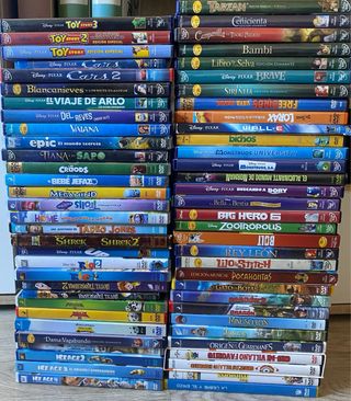 Colección Películas DVD Animadas Familia