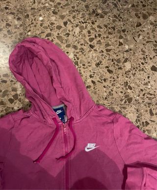 Chaqueta Nike Rosa con Cremallera
