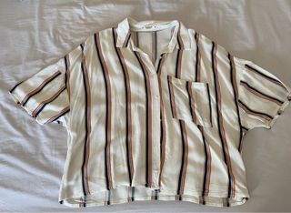 Blusa Pull&Bear Rayas Multicolor Talla M