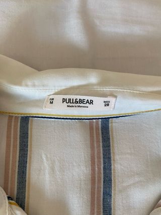 Blusa Pull&Bear Rayas Multicolor Talla M