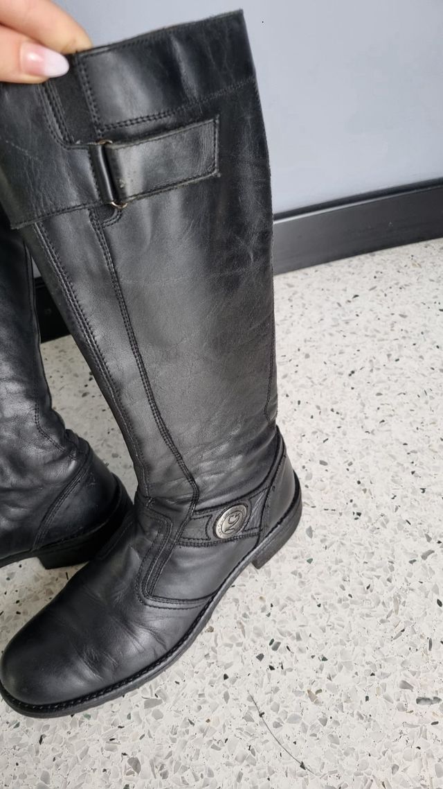 Stivali in pelle Nero Giardini tg. 38