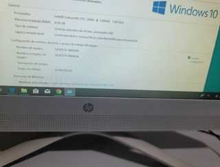 Ordenador HP Todo en Uno 20 pulgadas