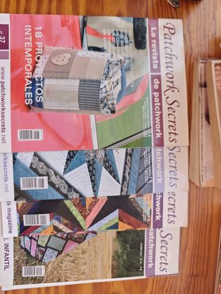 Lote 4 revistas patchwork
