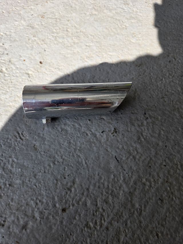 Terminale auto epoca cromato