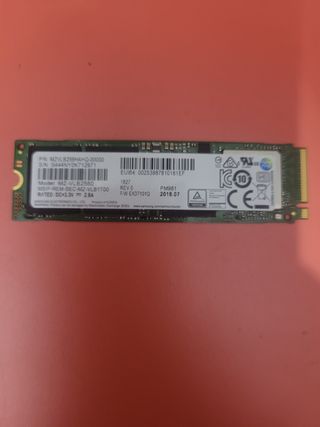 Disco SSD M.2 Samsung 256GB, funcionando ok