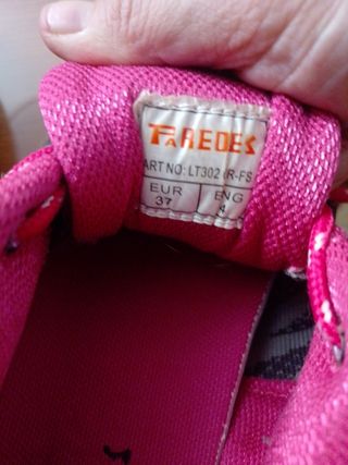 Zapatillas Paredes Mujer Gris y Rosa
