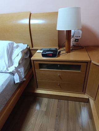 Dormitorio de matrimonio madera