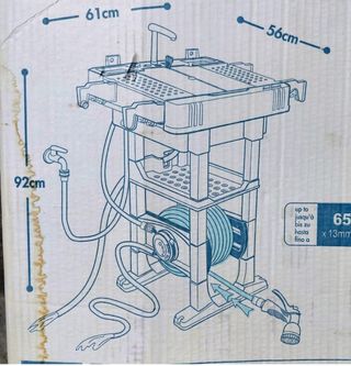 Fregadero de exterior con grifo