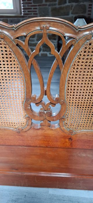 Cabecero y piecero cama madera