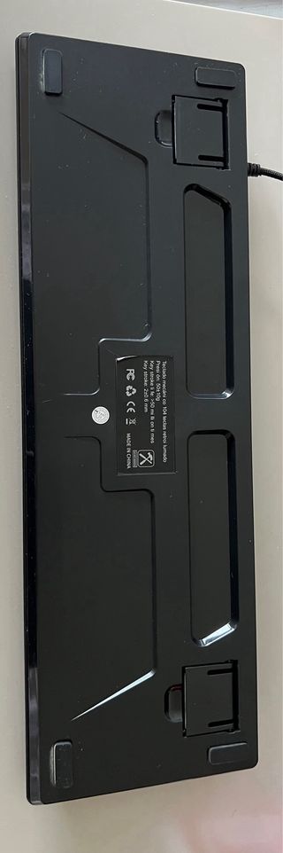 Teclado Gaming Negro Retroiluminado RGB