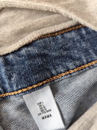 Vaqueros premamá H&M azules