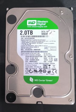 Disco Duro HDD WD 2TB SATA