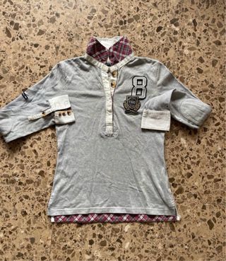 Jersey Tommy Hilfiger Gris Talla 8
