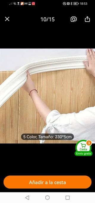 Moldura Autoadhesiva Decorativa ( 2 unidades)