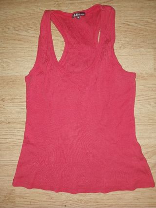 Camiseta tirantes J&R roja Talla M