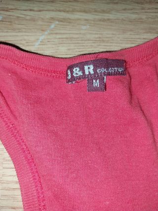Camiseta tirantes J&R roja Talla M