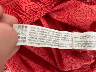 Top sin tirantes estampado