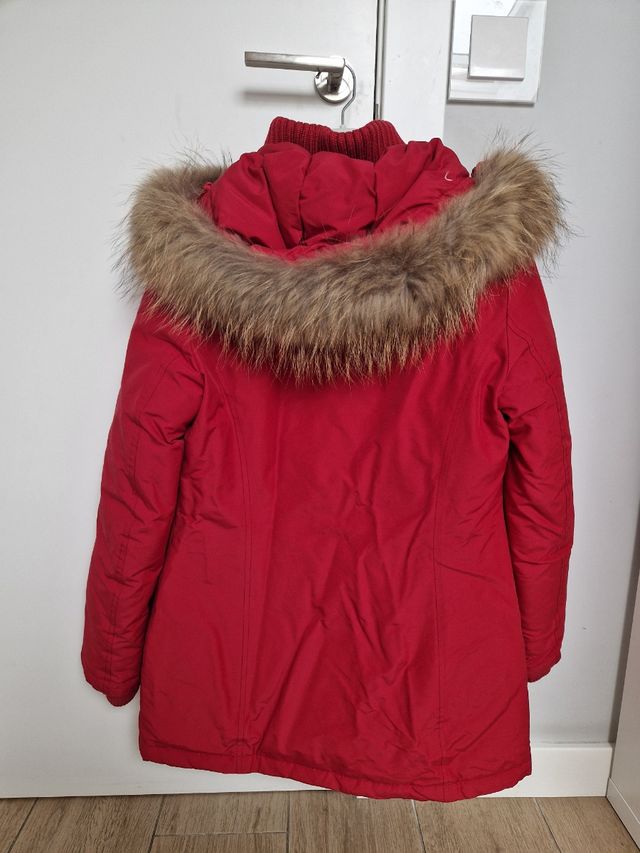 Cazadora impermeable HOX roja con capucha