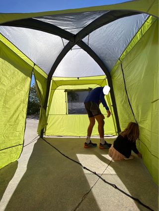 Cenador Carpa Hinchable Berger Avio-L Verde/Blanca
