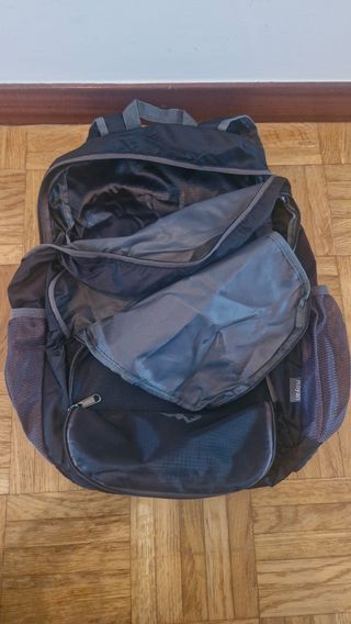 Mochila plegable Royan negra