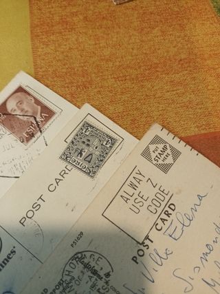 3 Cartoline Vintage Aerei Air France Spantax TWA