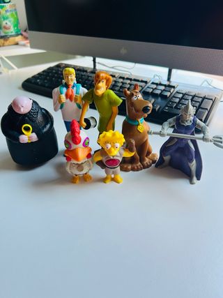 Lote 7 figuras Burger King